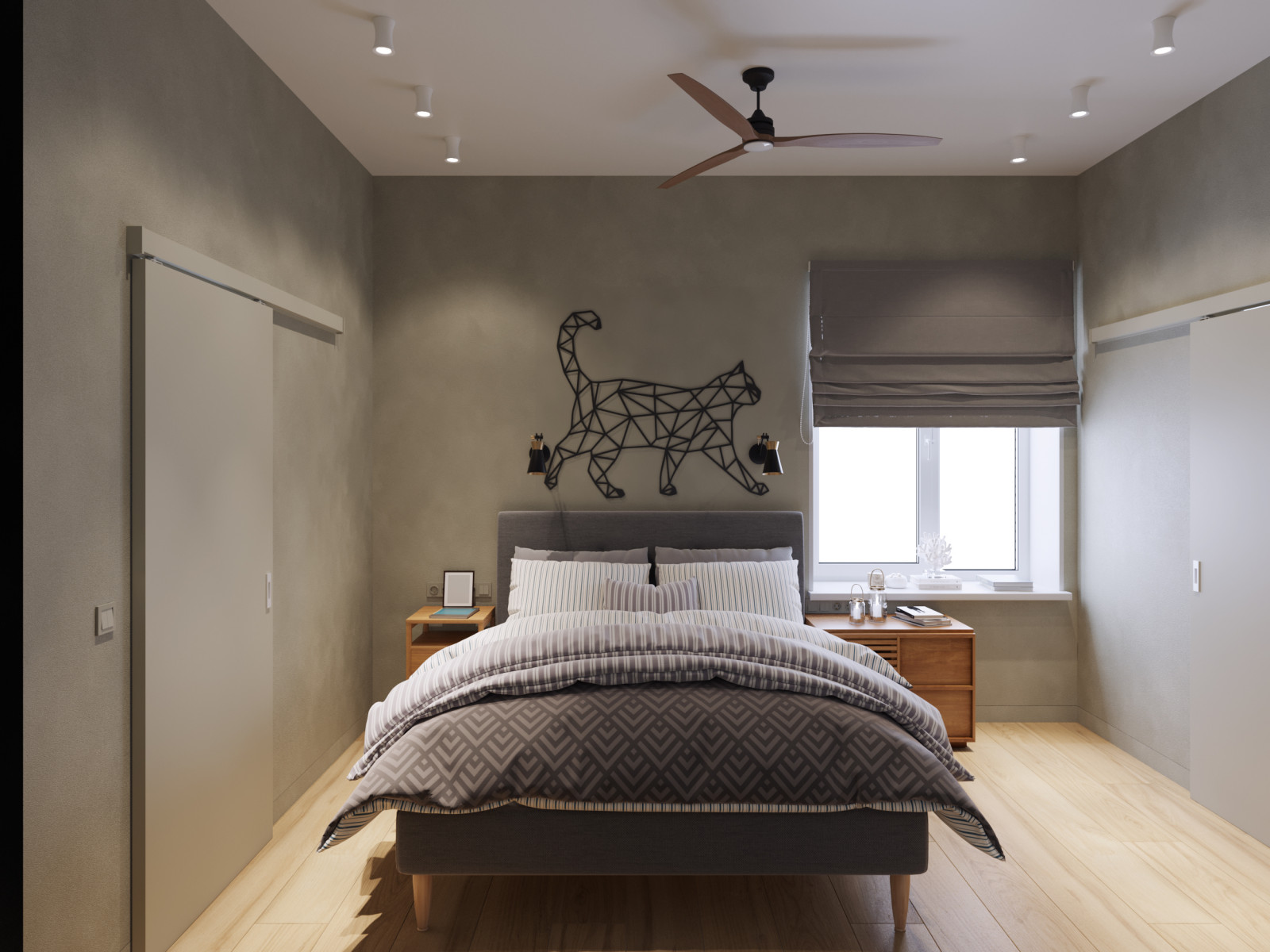 Дом в Орловской области (спальня)