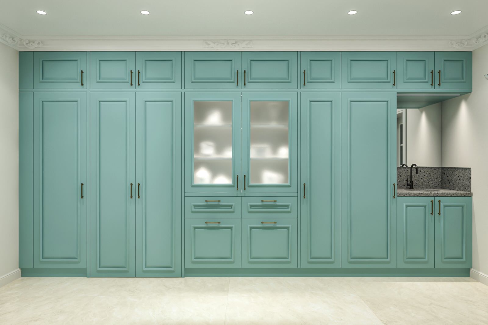 Кухня в Загородном доме на Ильинском щоссе