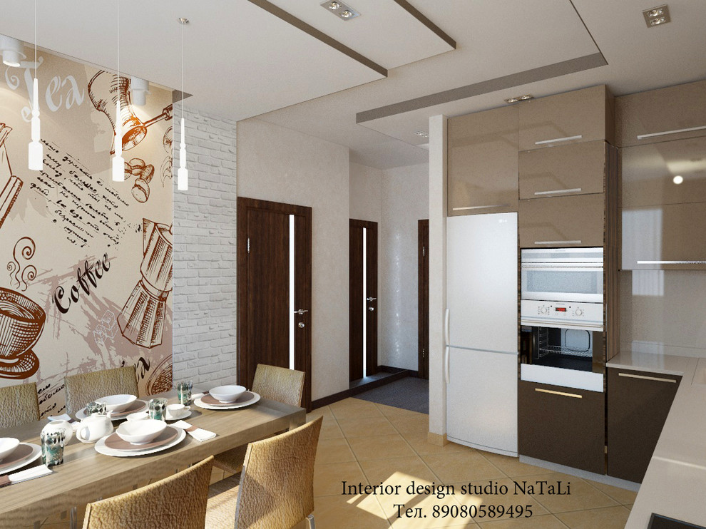 Дизайн интерьера кухни в современном стиле