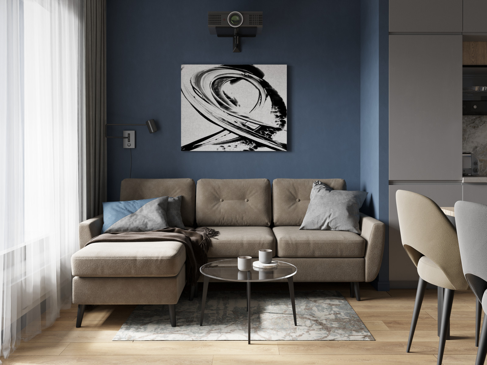 Обложка проекта: Проект 1к. квартиры в ЖК Дальневосточный 15