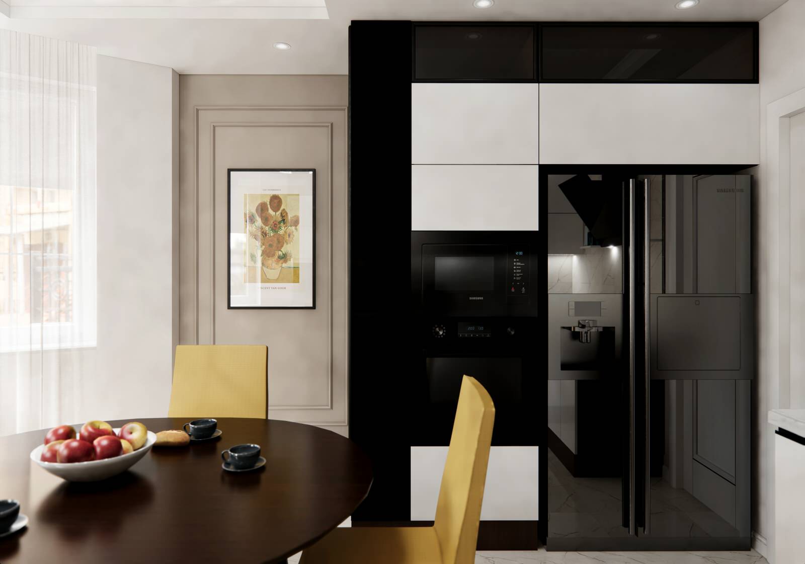 Квартира в стиле Ар-деко с элементами неоклассики в Москве