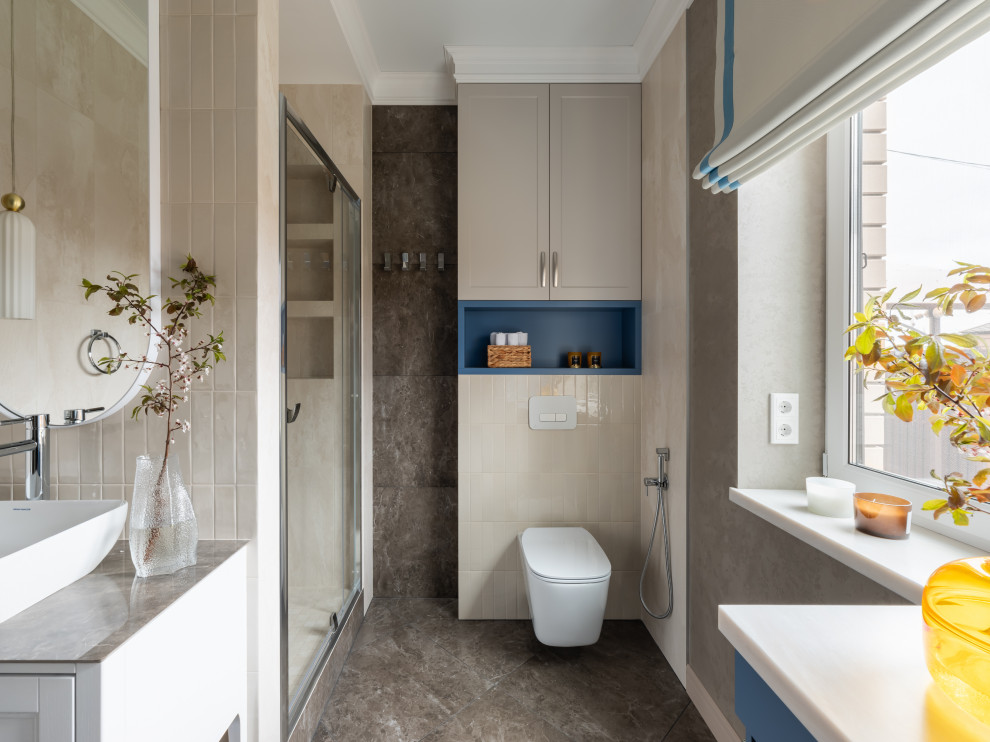 Двухэтажный дом с террасой площадью 170 м²