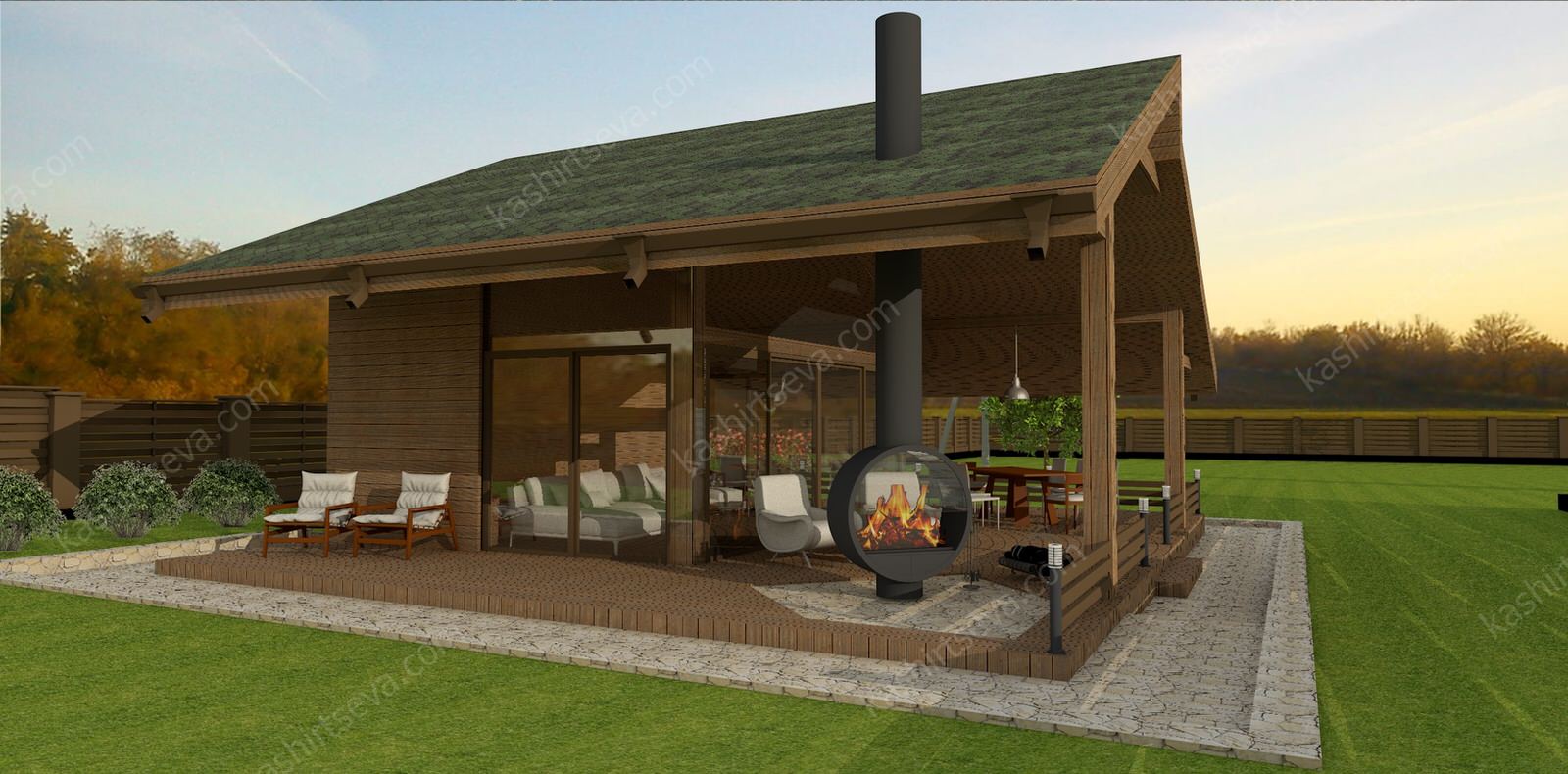 Обложка проекта: Садовый павильон в Ельне.