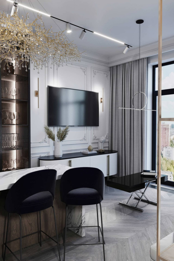 Дизайн и ремонт квартиры в ЖК «Царёв Сад» — Театр контрастов