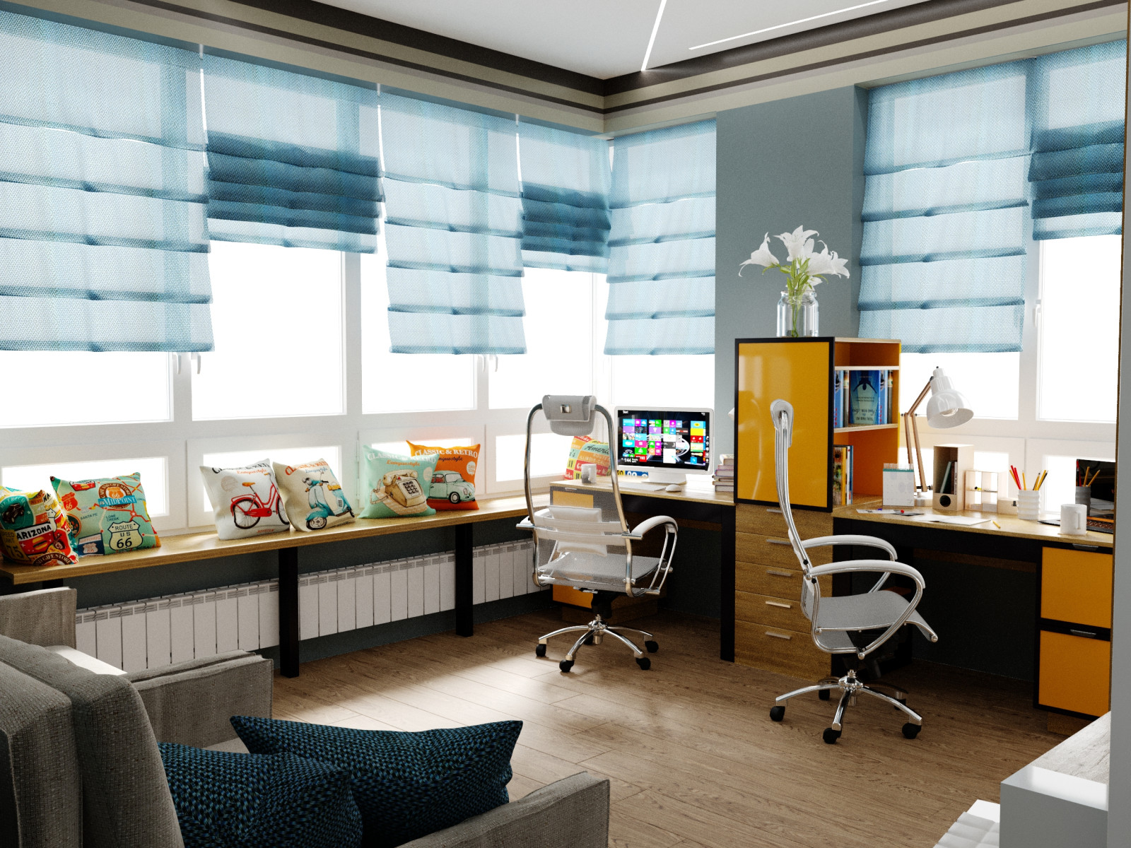 Обложка проекта: Дизайн-проект квартиры в ЖК Скандинавия