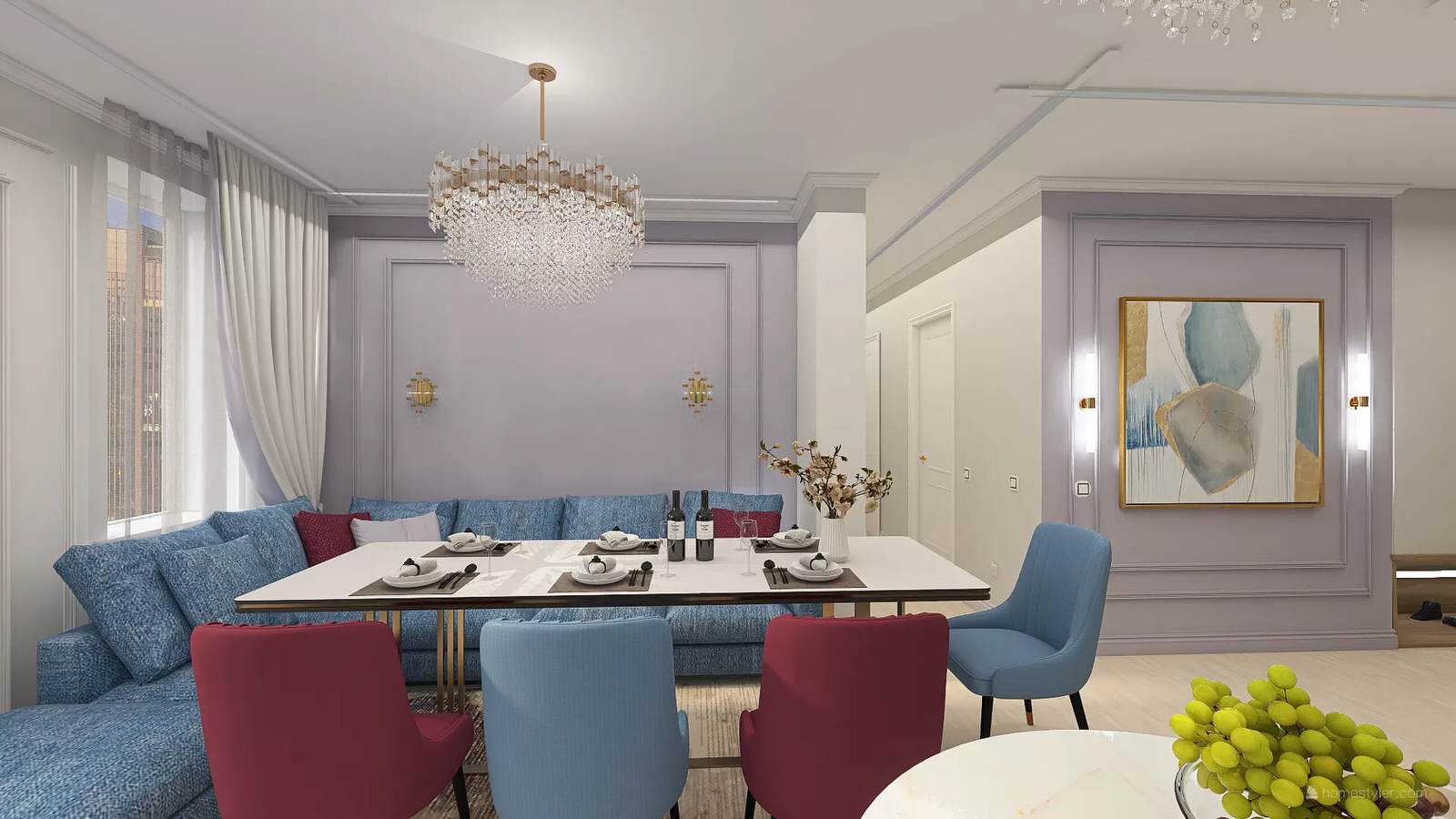 Трехкомнатная квартира для большой семьи