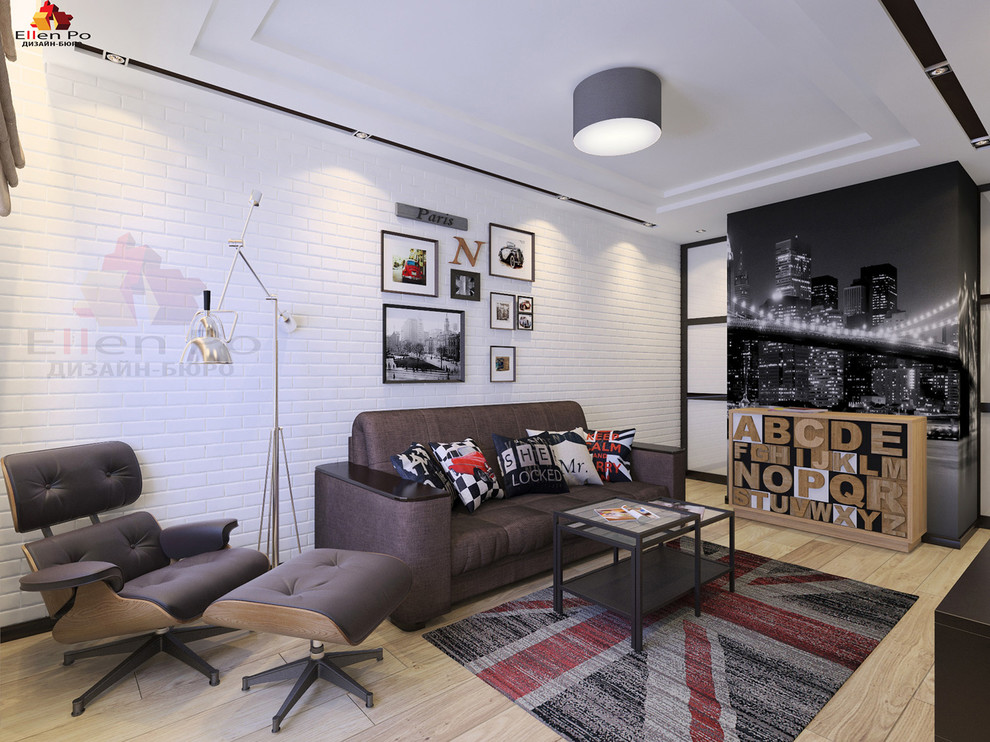 Двушка в стиле Бостонский Лофт