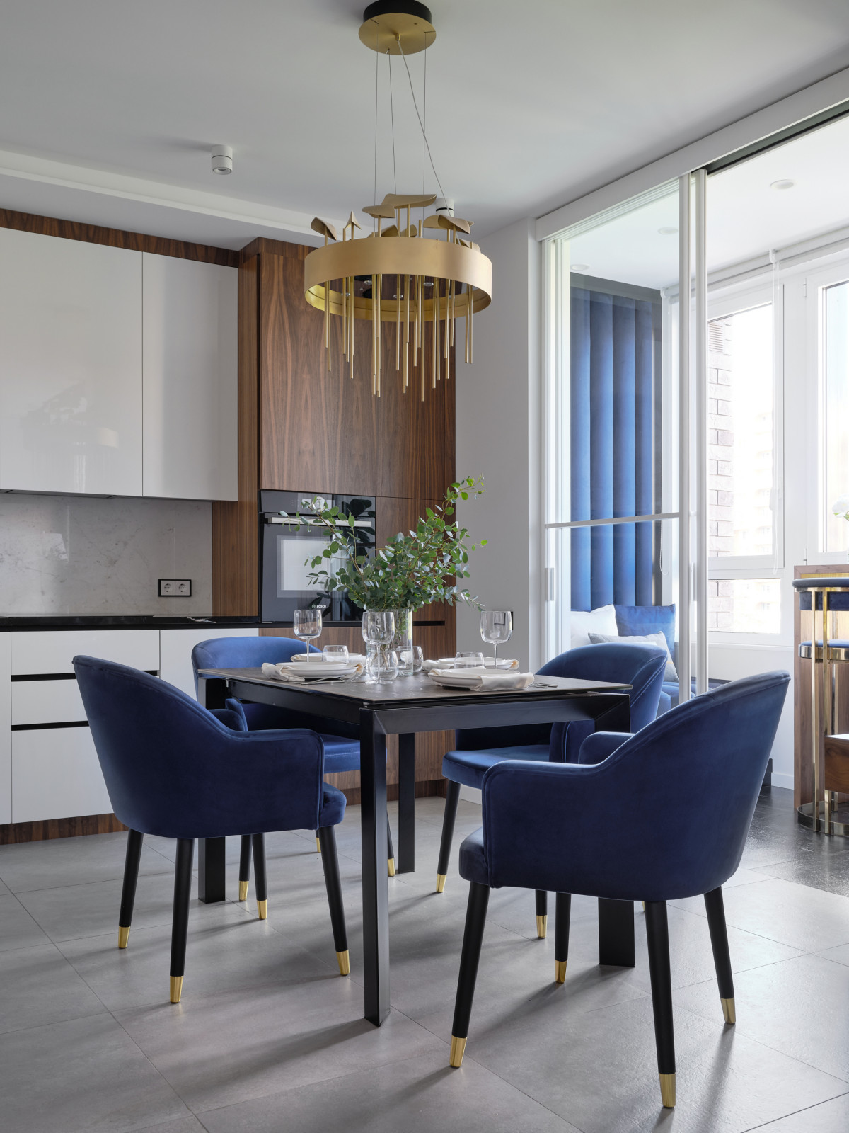 Гостиная в ЖК Наследие