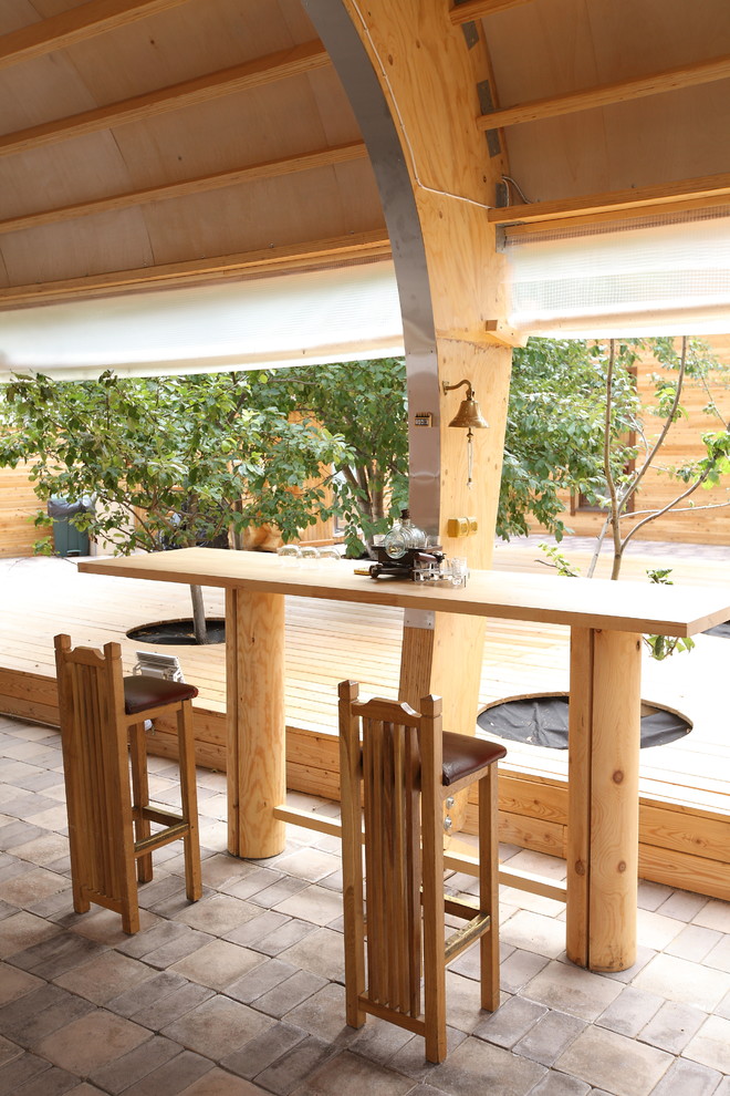 Не обычная архитектура Красноярска - дом на берегу Енисея