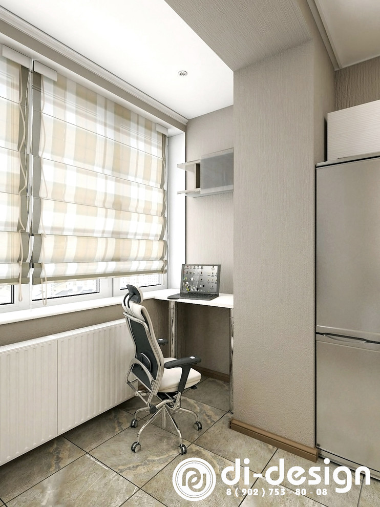 Кухня, объединенная с лоджией