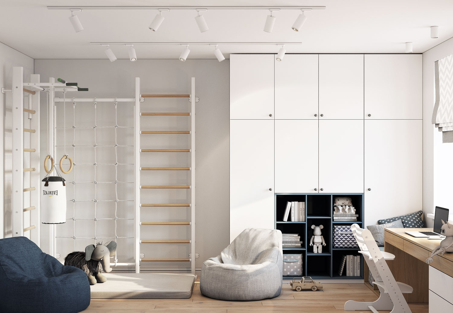 Трехкомнатная квартира для семьи с двумя мальчиками