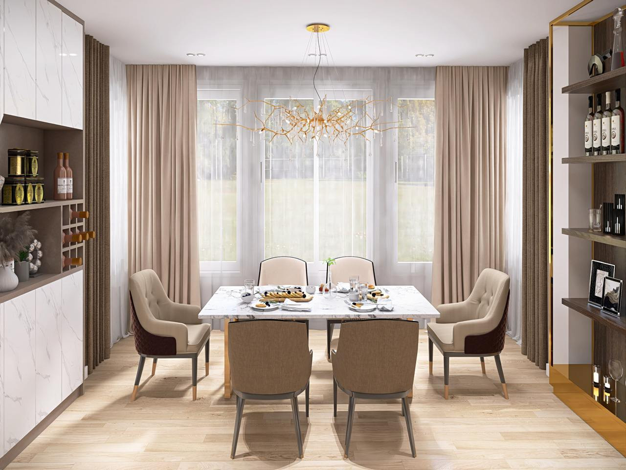 Загородный дом - первый этаж