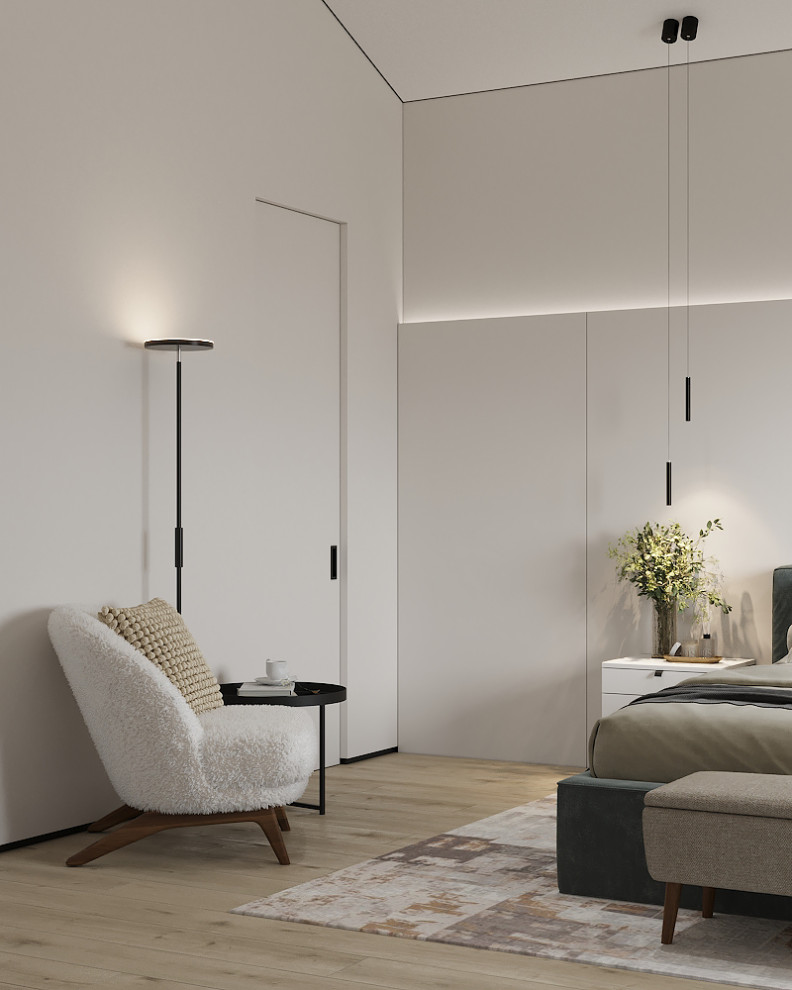 Дом для семьи в стиле минимализм 125 м². Посёлок Костюнино