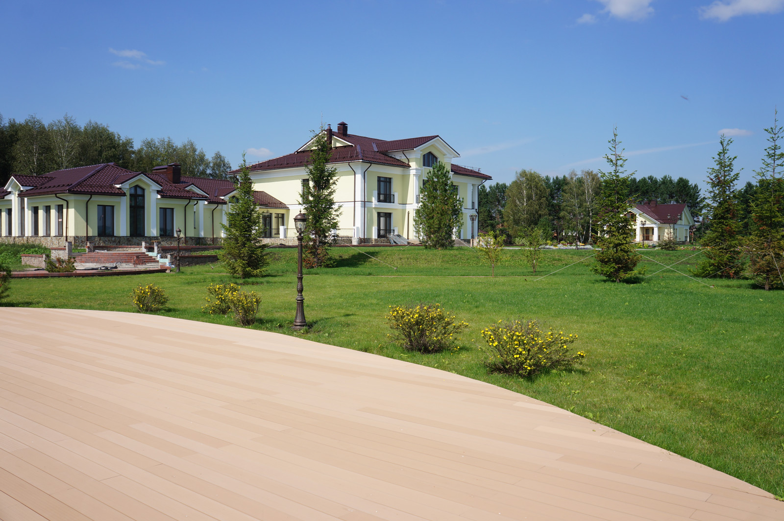 Обложка проекта: Ландшафтные работы  на частном объекте Сарапки