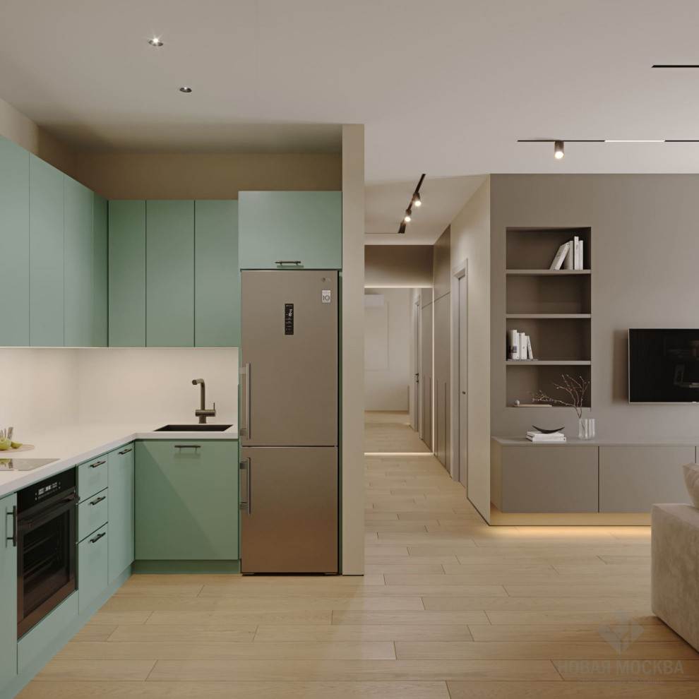 Дизайн однокомнатной квартиры по адресу: улица Эдварда Грига, дом 14