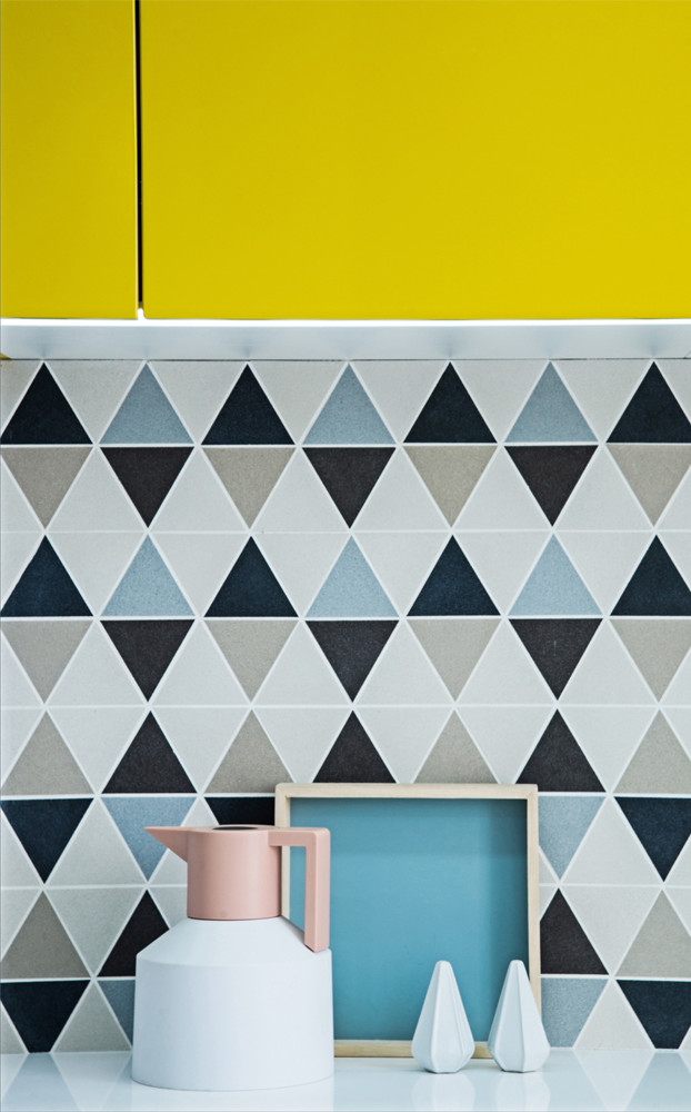 Яркий интерьер на 44 метрах