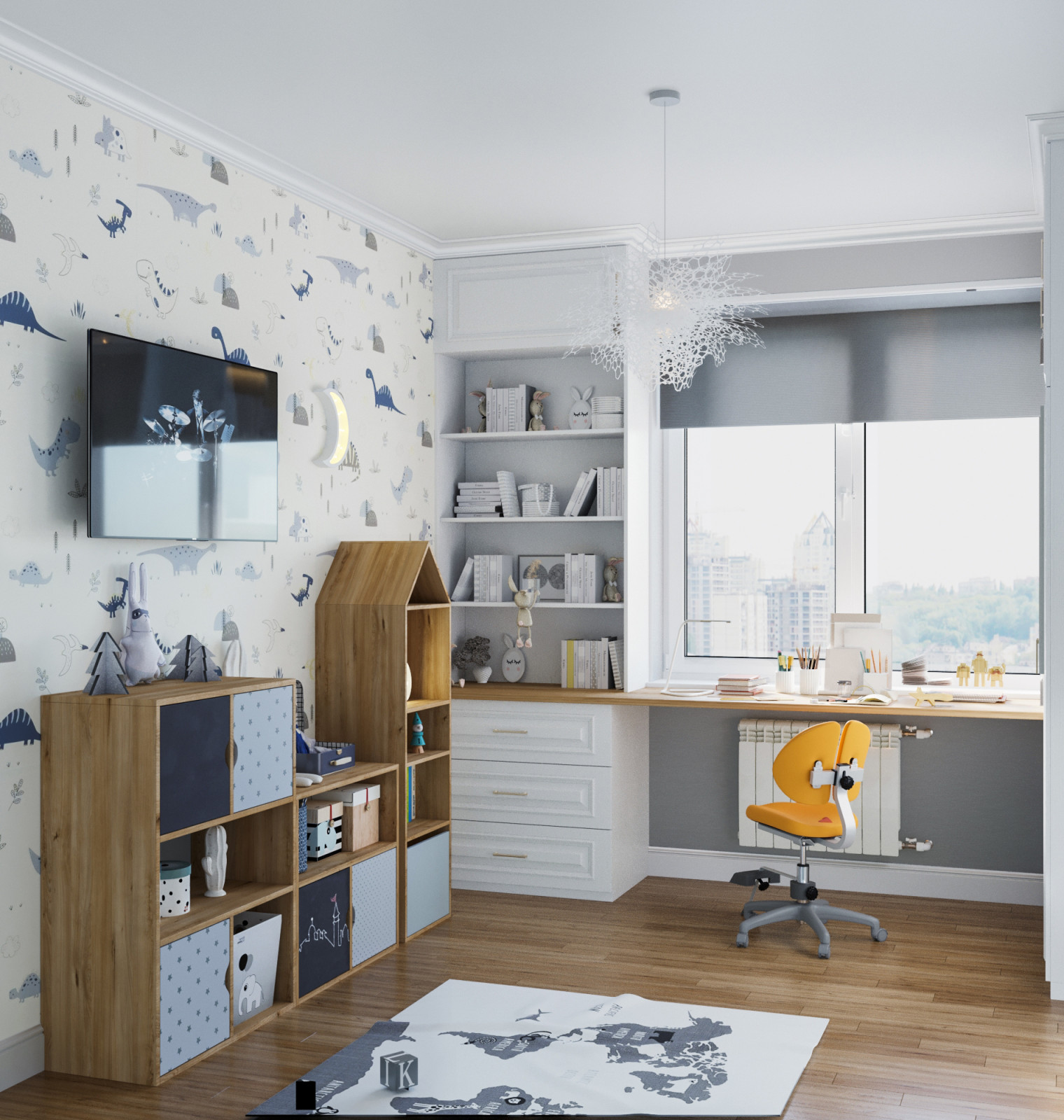 Дизайн интерьера 3-х комнатной квартиры в ЖК Берёзовая Роща