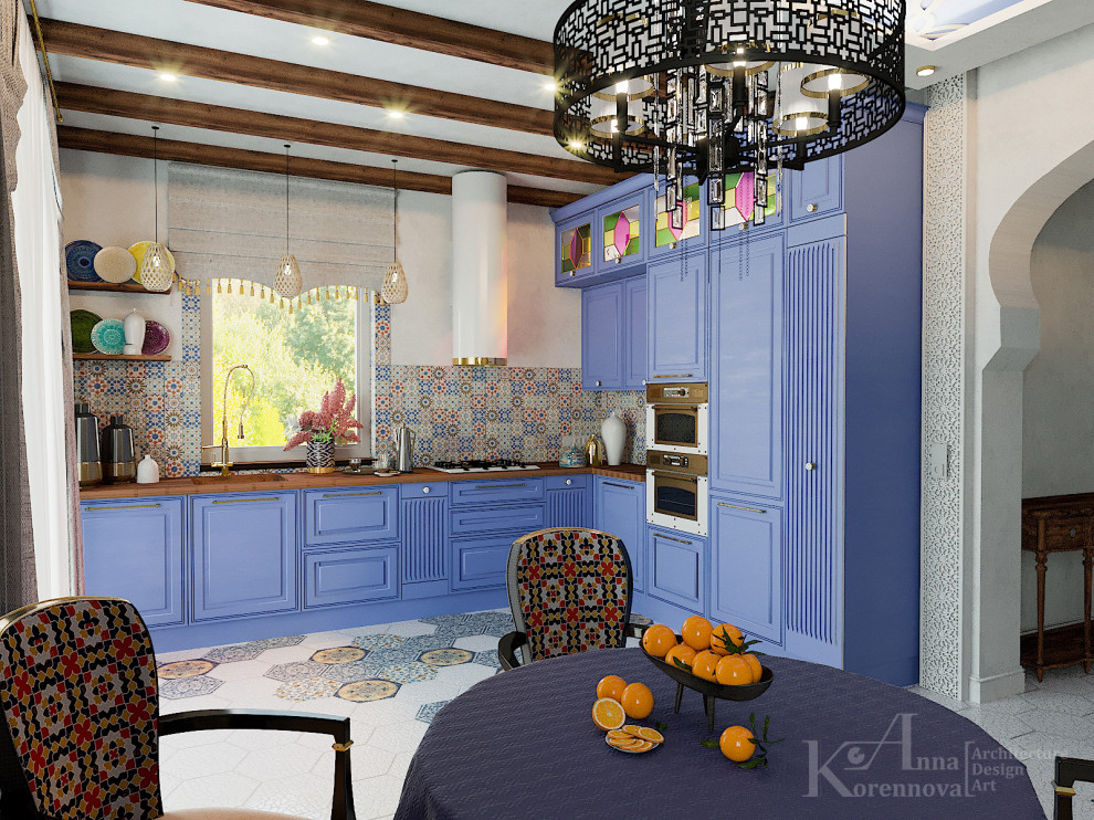 Обложка проекта: Дизайн коттеджа в марокканском стиле "Morocco dream".