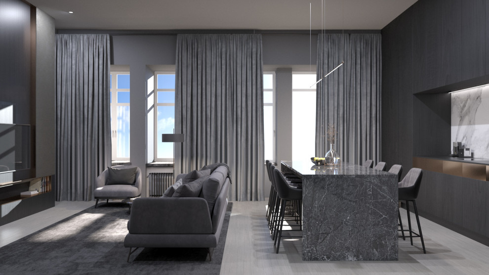 Кухня-гостиная