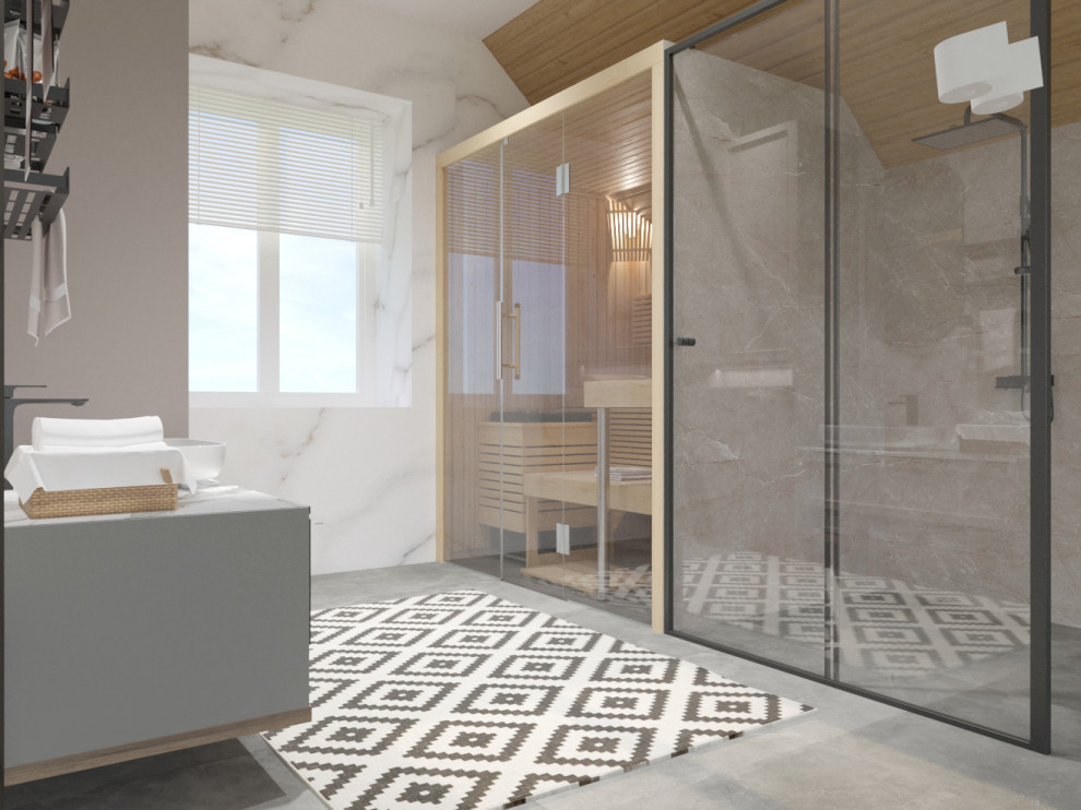 Ванная с сауной