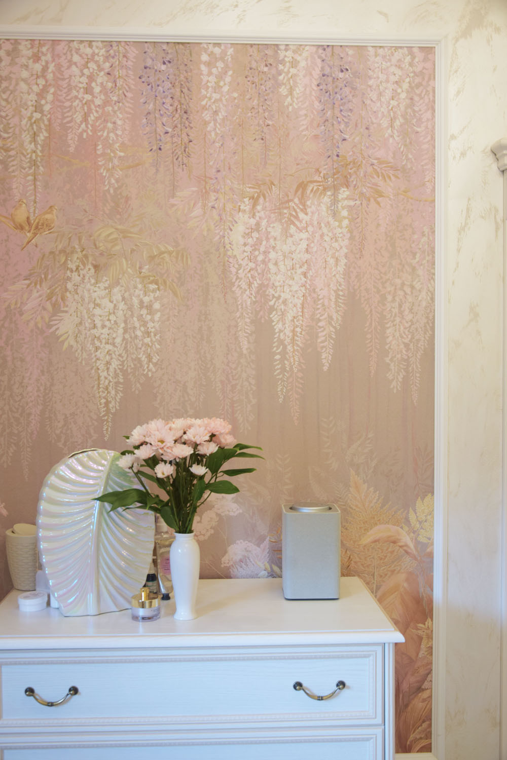 Пудровая роза