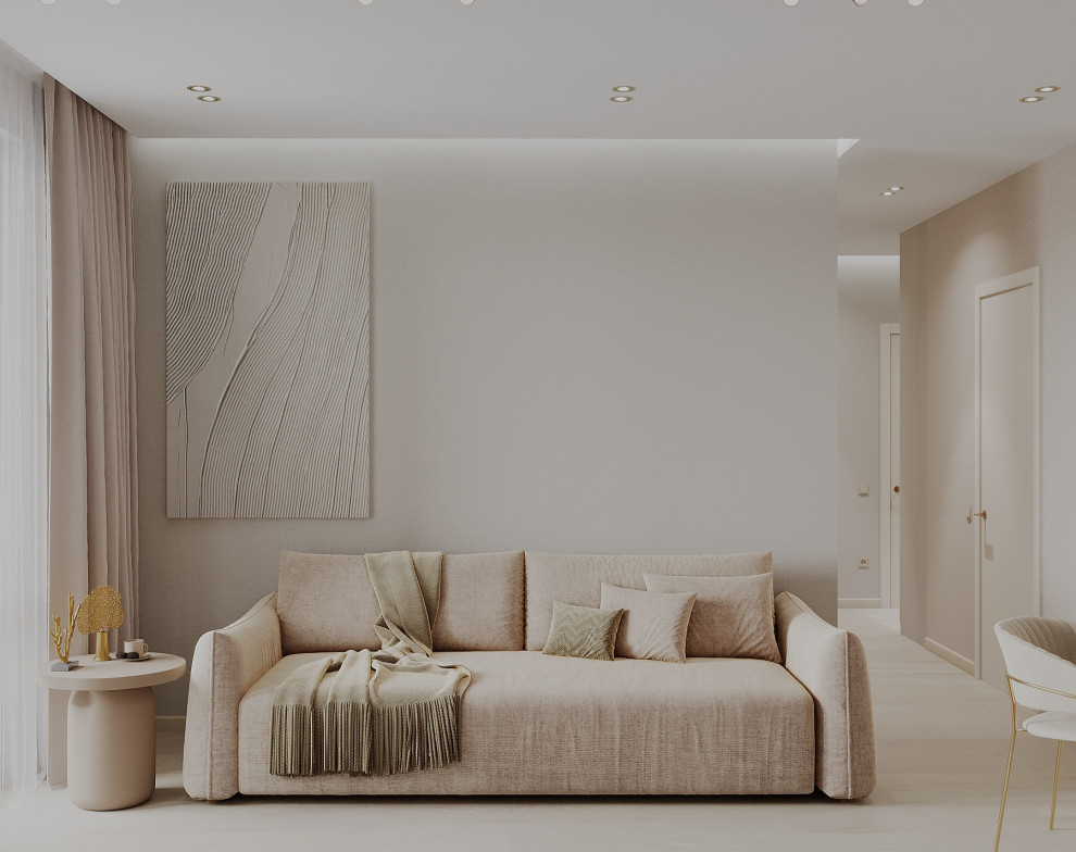 Интерьер 4-ёх комнатной квартиры_ "VANILLA LATTE"