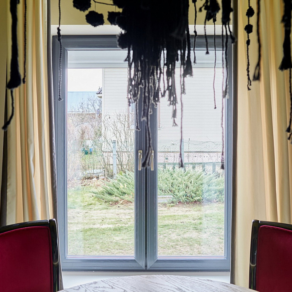 Обложка проекта: Оформление кухни-столовой на даче