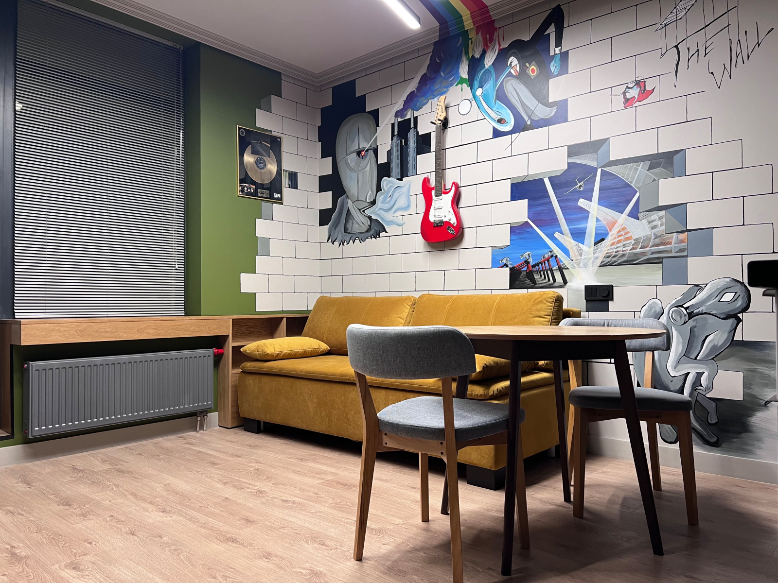 Обложка проекта: Квартира студия 27м2 . В современном стиле с элементами Рока.