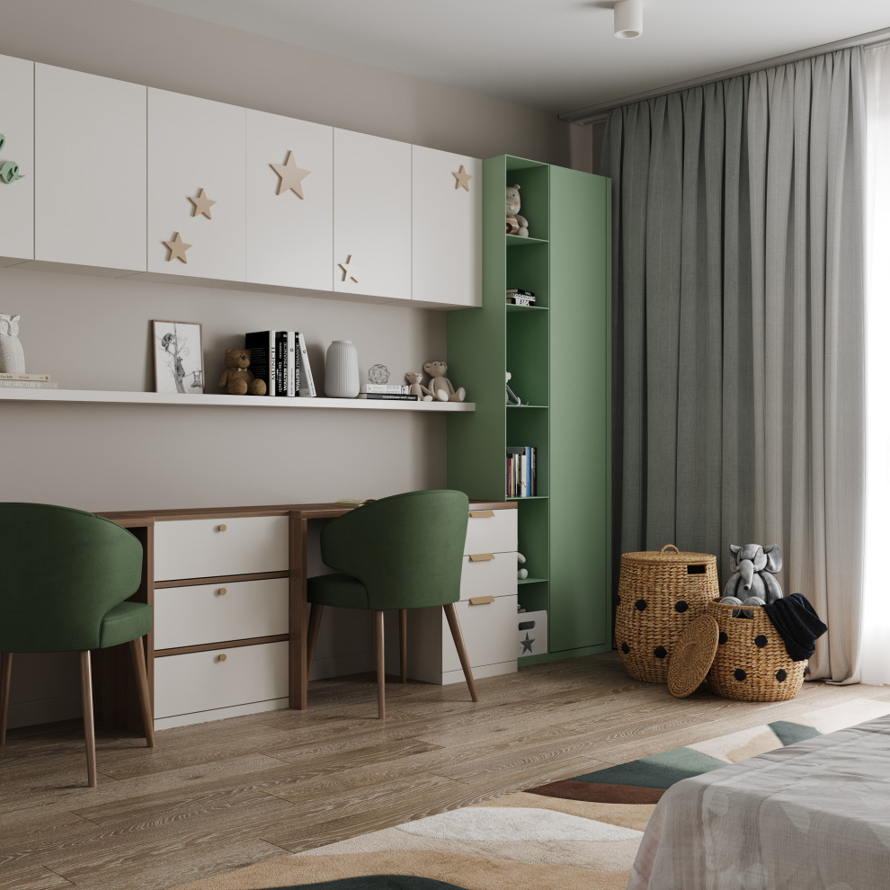 Детская в природных тонах