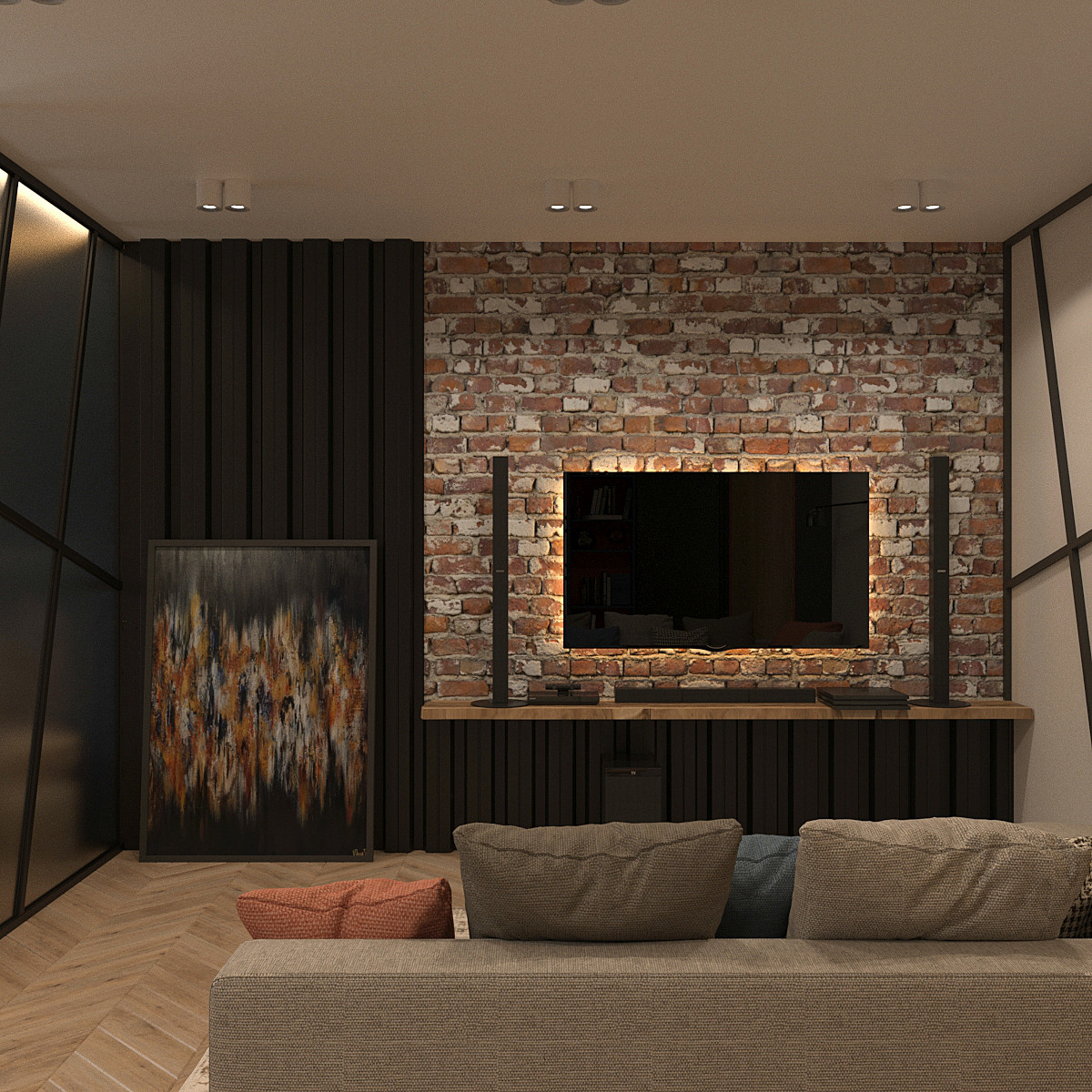 Современная квартира холостяка