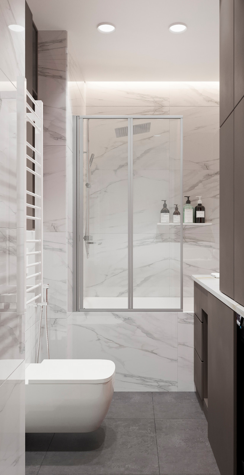 Дизайн-проект для молодой семьи в ЖК Лучи