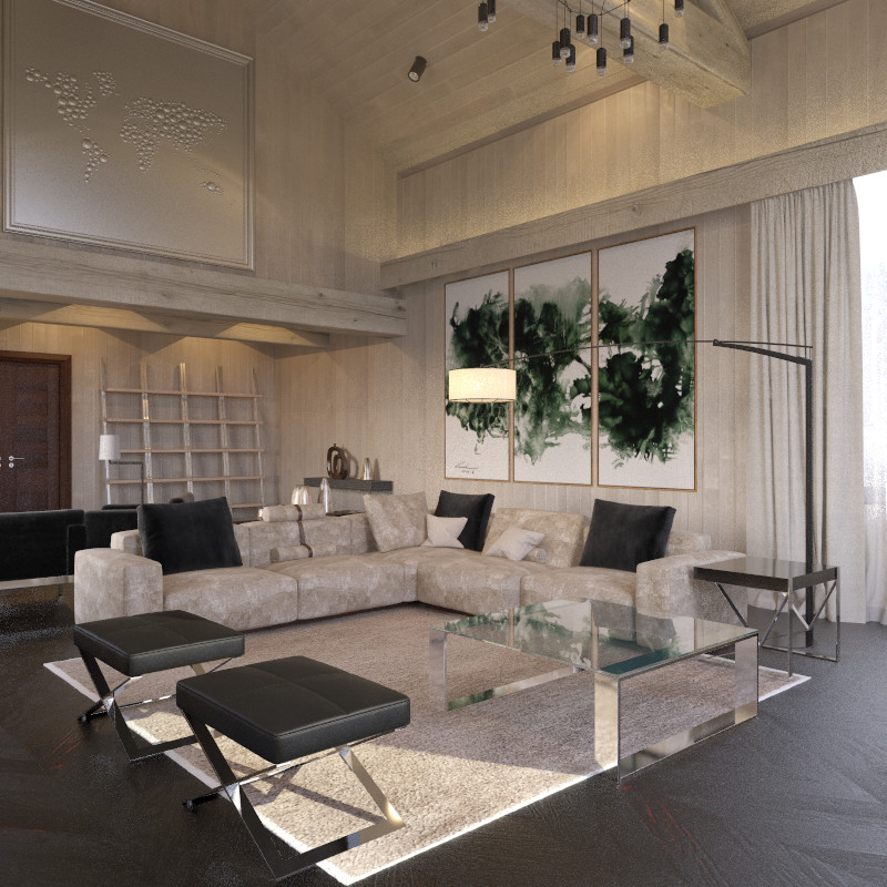 Интерьер коттеджа