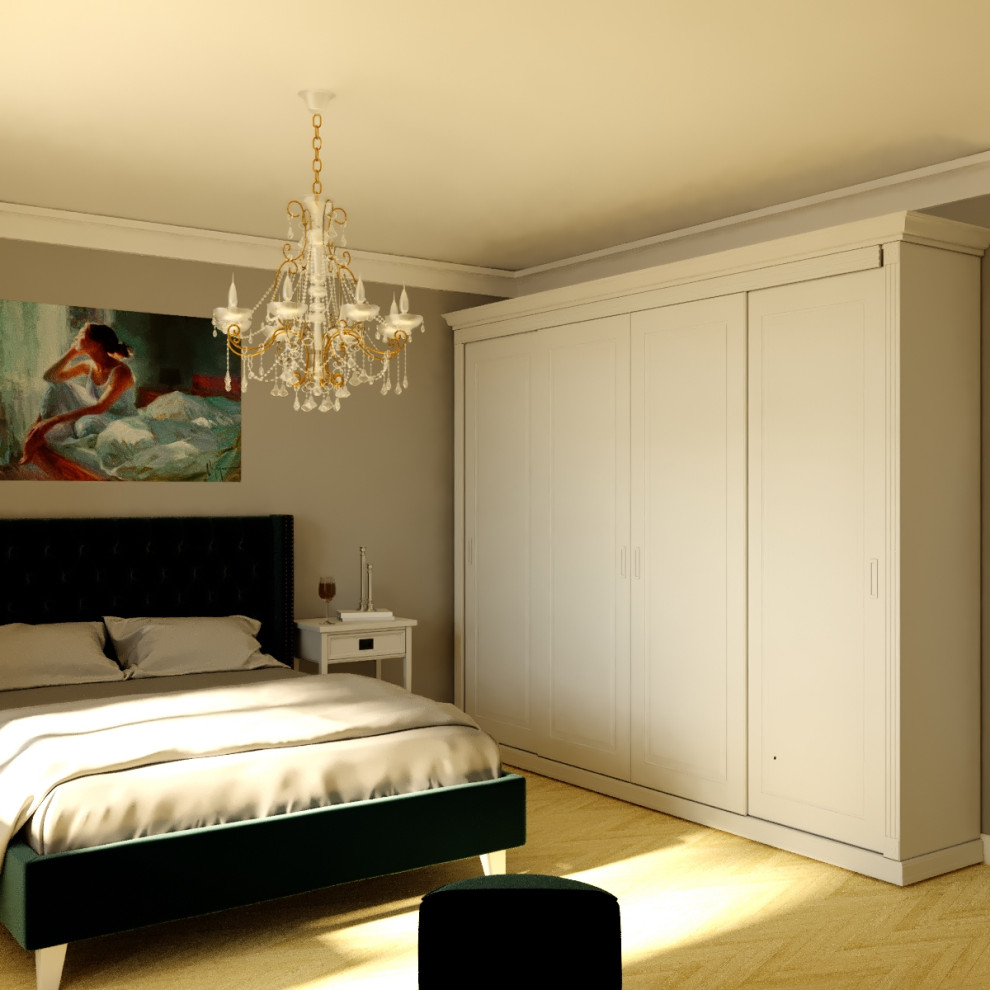 Спальня в стиле неоклассика