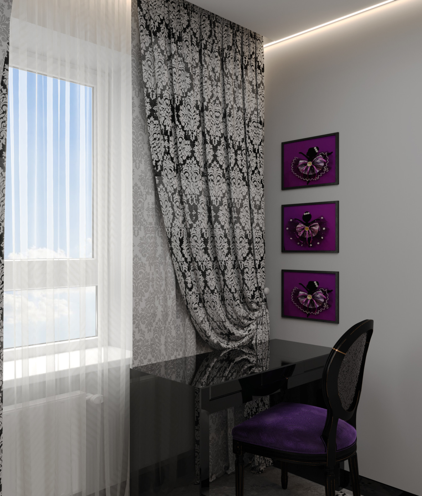 Black&White, проект квартиры