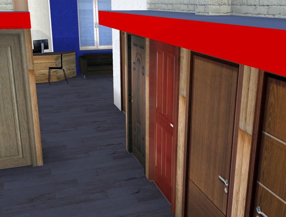 Дизайн салона дверей