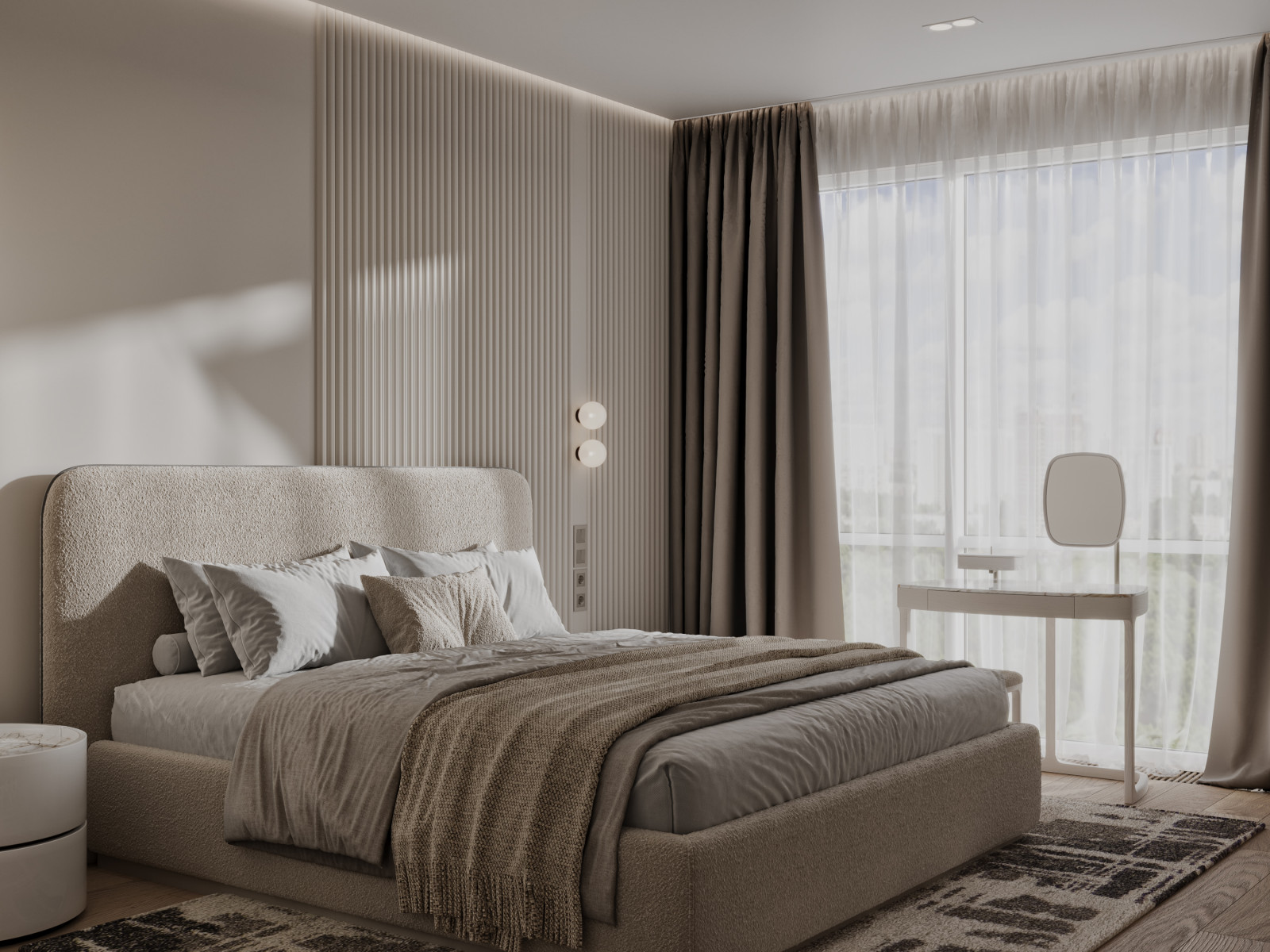 Обложка проекта: Мастер спальня в ЖК Кутузовская Ривьера