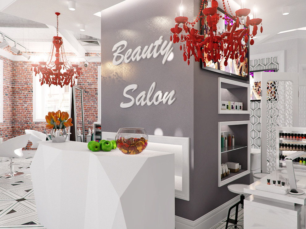 Обложка проекта: Салон красоты с орнаментом