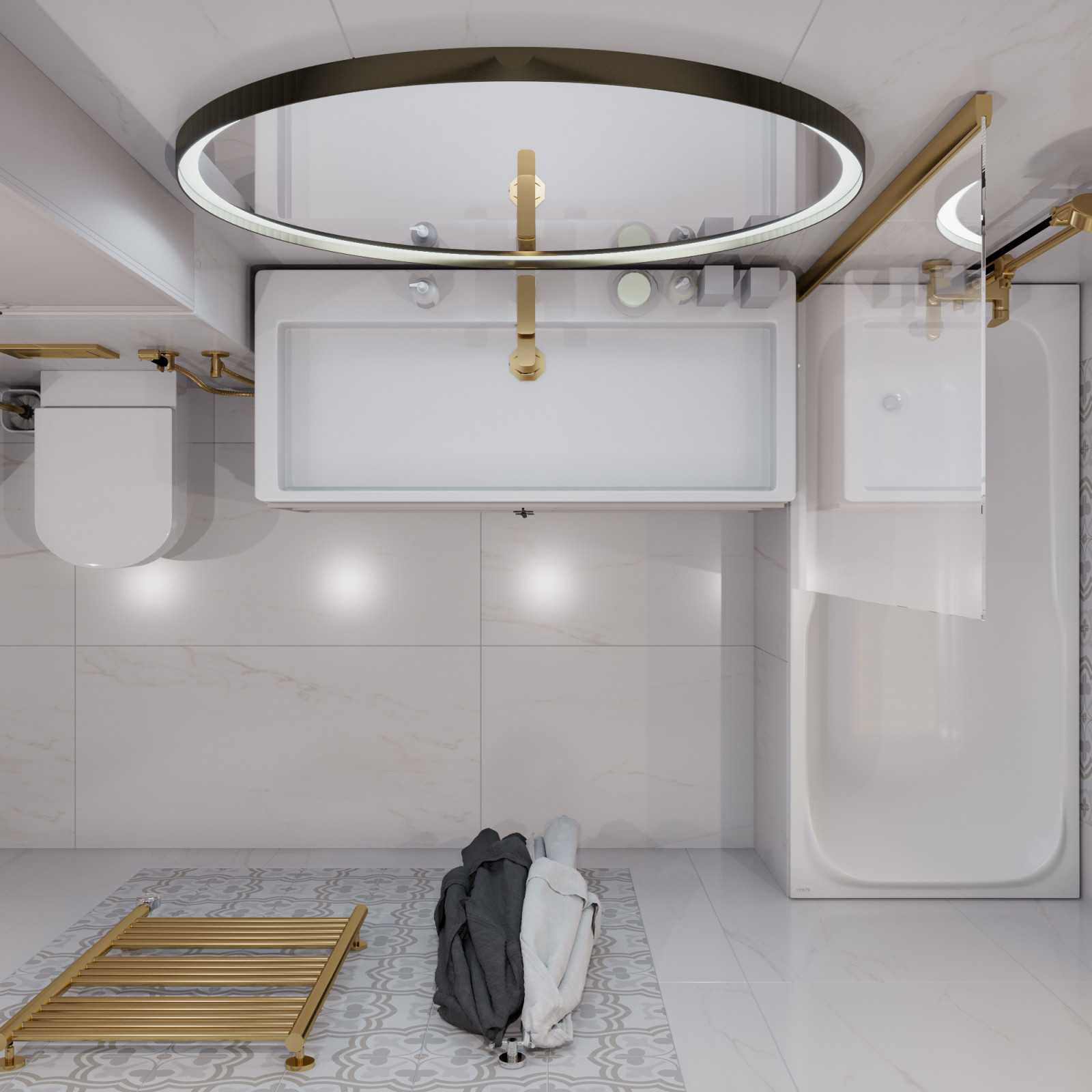 Современная квартира с элементами неоклассики