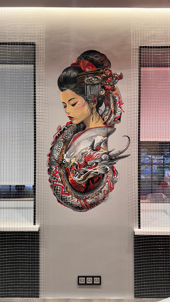 Роспись стен, мебели