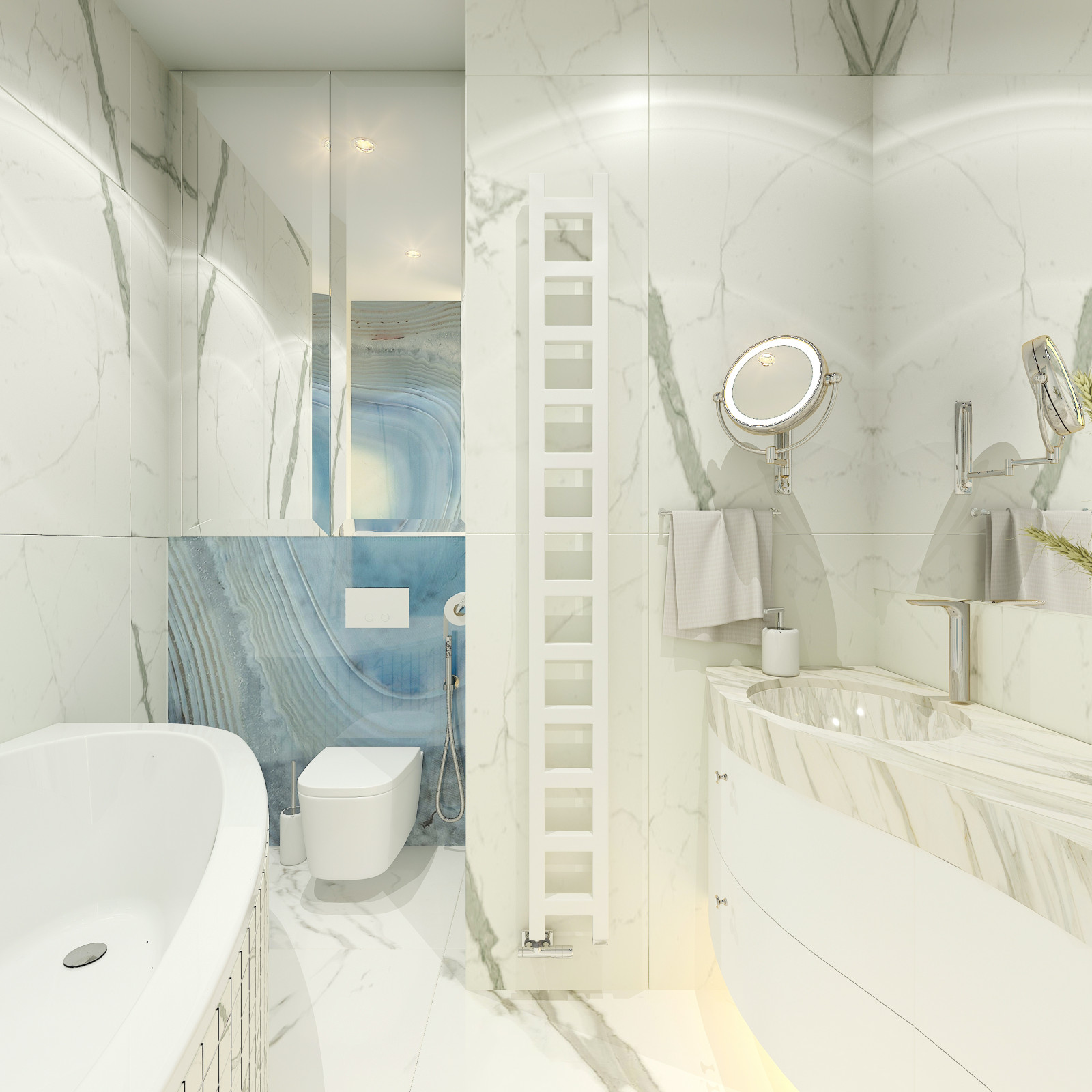 Современный интерьер в смешанном стиле.