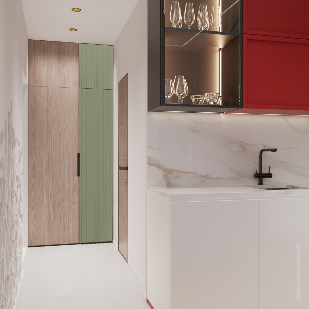 Небольшая уютная квартира расположенная в живописном месте  города