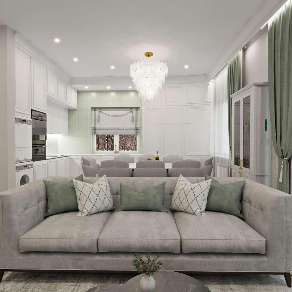 Дом по мотивам неоклассики