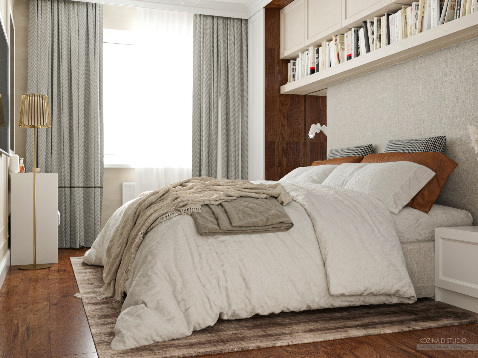Проект двухкомнатной квартиры (56 м²) в Санкт-Петербурге, Купчино