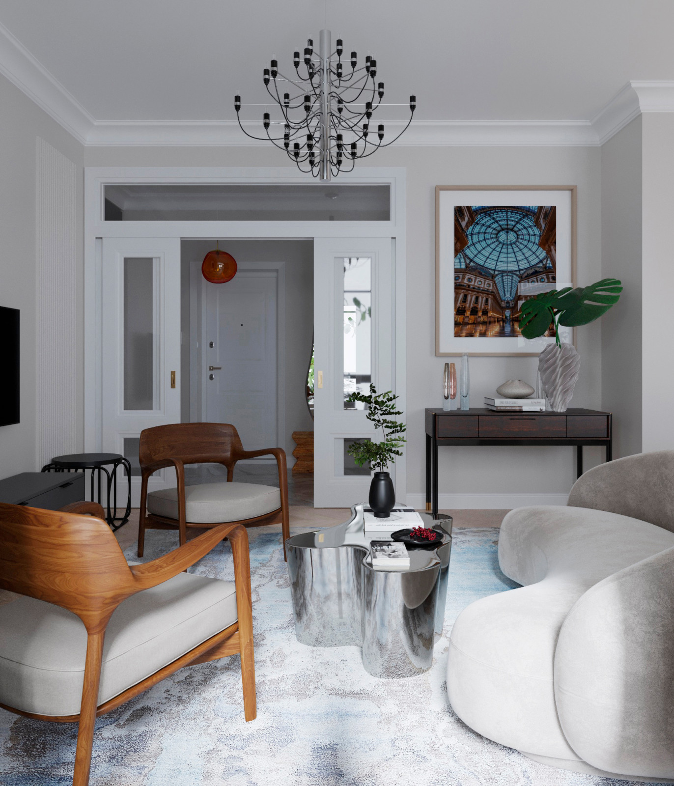 КВАРТИРА В НЕОКЛАССИЧЕСКОМ СТИЛЕ