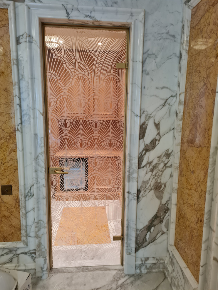 Стеклянные двери