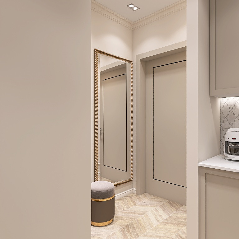 Дизайн-проект 2х комнатной квартиры