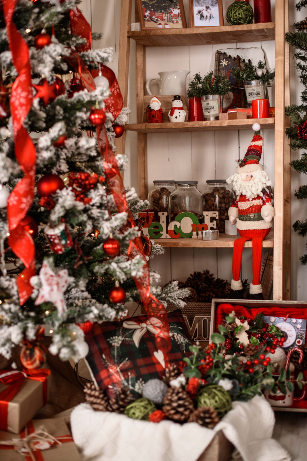 Фотозона в скандинавском стиле