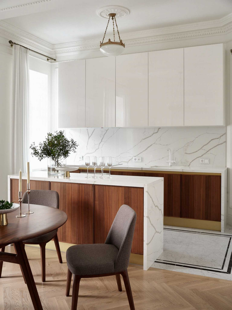 Кухня для проекта в стиле современная классика