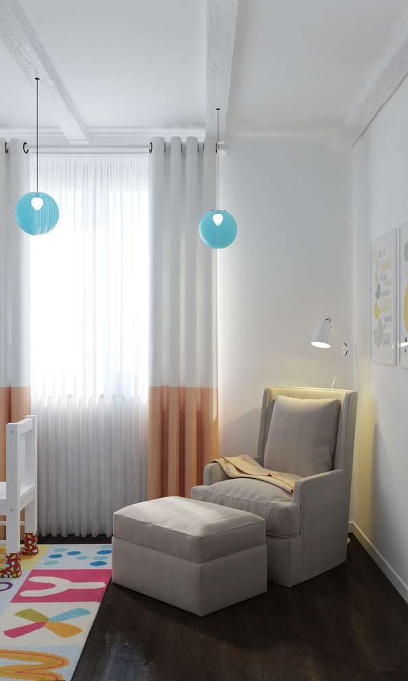 Квартира в современном стиле с элементами экостиля. Москва. 135 кв.м.