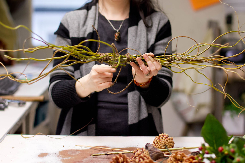 DIY: Как сделать рождественский венок на дверь своими руками